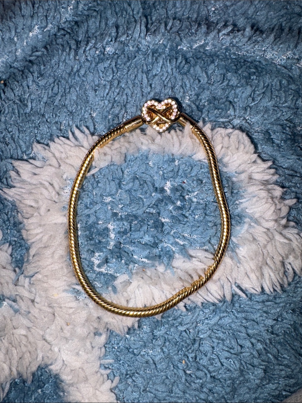 Pandora Gold Heart Infinity Bracelet - Women's Jewelry